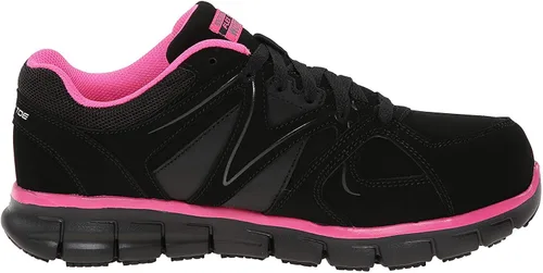 Vista 6 de Skechers Synergy Sandlot - Zapato de trabajo para mujer con agujetas.