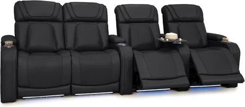 Vista 61 de Seatcraft Caliente Asiento de cine en casa Tabaco Sillón Individual