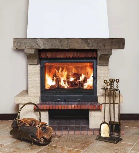 Vista 7 de J.H.Yoder Timbers 6" x 8" x 60" Viga de chimenea rústica maciza de madera de pino labrada a mano por artesanos Amish, de origen sostenible