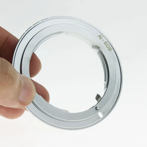 Vista 4 de Adaptador de montaje de lente, lente AI a cámara EOS convertidor para Canon EOS EF EF-S Mount Cámara, aleación de aluminio