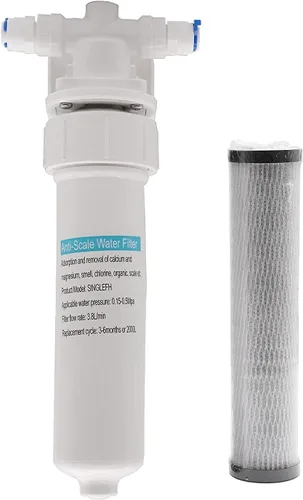 Vista 7 de Westbrass CO127-11 Kit de grifo dispensador de agua fría pura estilo Touch-Flo de 6 pulgadas con unidad de filtro en línea debajo del fregadero y 2