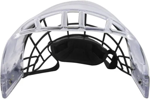 Vista 3 de TronX S920 Senior Full Hockey Casco Cage & Shield Clear Certificado Antiempañamiento y Antiarañazos Combo híbrido – Nuevo modelo 2025 actualizado