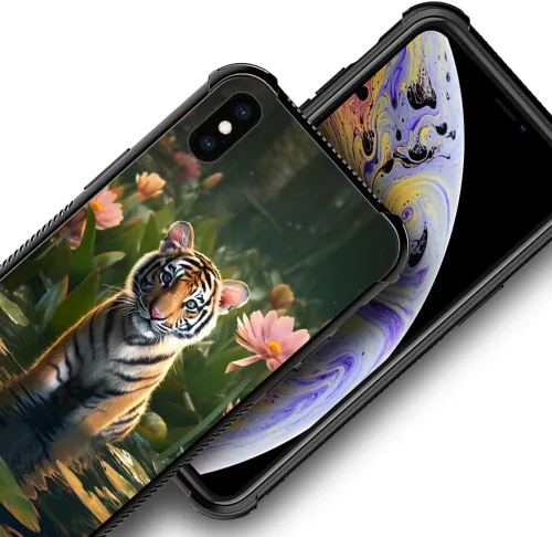 Vista 115 de Funda compatible con iPhone XR, diseño de elefantes africanos para niñas, diseño de patrón a prueba de golpes, antiarañazos, carcasa trasera