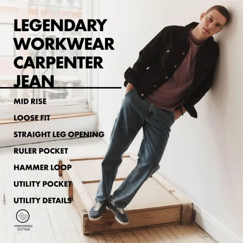 Vista 5 de Lee Jeans de carpintero legendarios para hombre