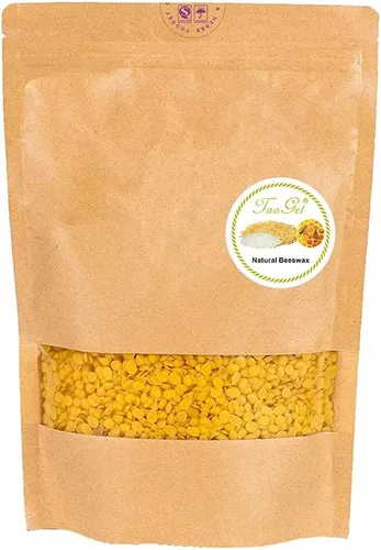 Vista 9 de TooGet Pellets de cera de abeja blanca pura, cuentas de cera de abejas naturales, pastillas de cera de abejas, calidad premium, grado cosmético, 14