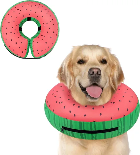 Vista 33 de Supet - Collar isabelino inflable para recuperación, posoperatorio