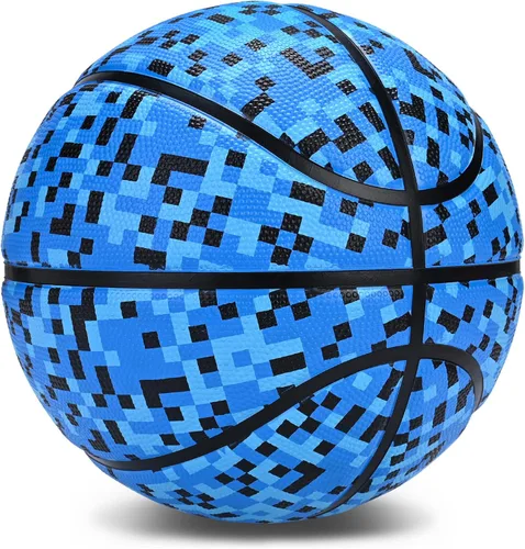 Vista 21 de Balón de baloncesto de goma oficial para interiores y exteriores, para hombres, tamaño 3/4/5/6/7 para niños, jóvenes, adolescentes, niños y niñas