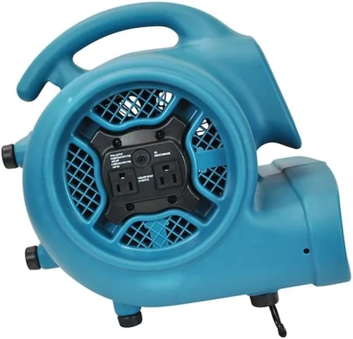 Vista 3 de XPOWER P-450AT Freshen Aire 1/3 HP 2000 CFM 3 velocidades de aire perfumado, secadora de alfombras, ventilador de piso, soplador con temporizador