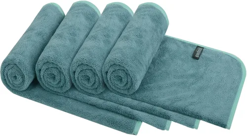 Vista 21 de KinHwa Toallas de mano de microfibra para baño, toallas faciales suaves y absorbentes, toallas de mano grises para baño, paños de lavado para spa