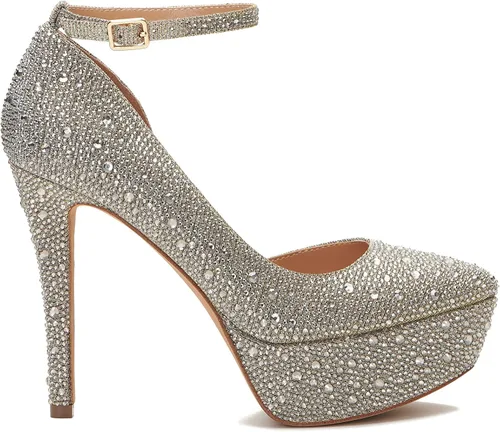 Vista 10 de Jessica Simpson Ormanda - Zapatos de tacón de plataforma adornados para mujer