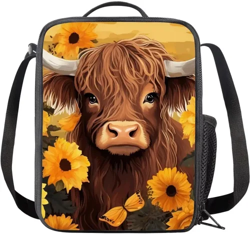 Vista 9 de INSTANTARTS Axolotl - Bolsa de almuerzo para niños, reutilizable, aislada, térmica, bolsa de almuerzo, bolsa de comida para niñas