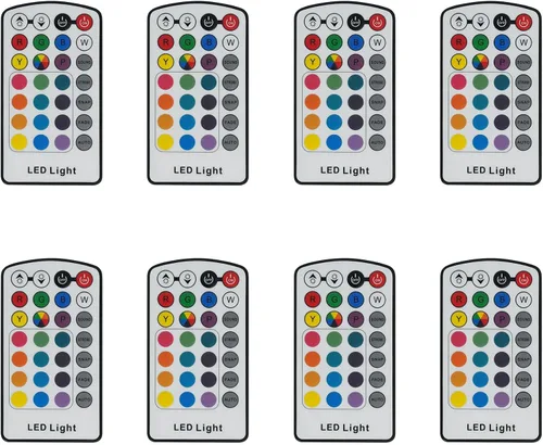 Vista 8 de Rockville Paquete Par de Baterías 6RF Negro, 8 Luces de Lavado Recargables+Estuche RGBWA+UV, DMX inalámbrico, control remoto RF, batería de 15