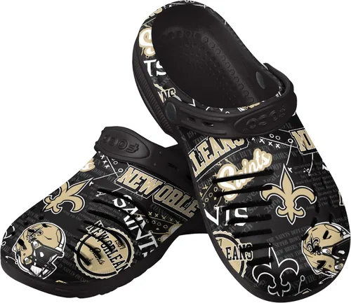 Vista 22 de FOCO Arizona Cardinals NFL Mens Historic Print Clog with Strap