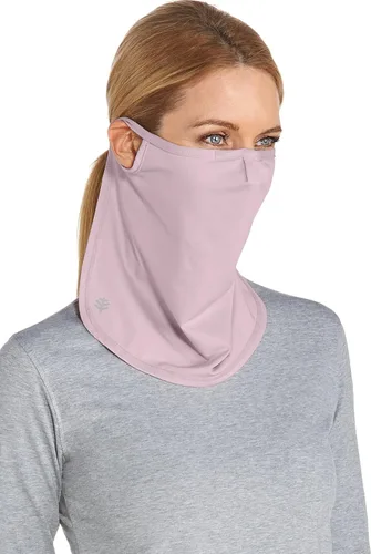 Vista 3 de Coolibar Protector facial UV - Protección solar UPF 50+ - Crestone en malva polvorienta