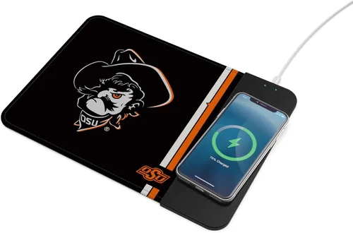 Vista 23 de SOAR NCAA Almohadilla de ratón unisex con carga inalámbrica para teléfono celular