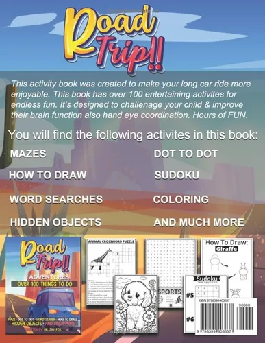 Vista 2 de Road Trip Adventures Engaging Action Packed Activities for Young Travelers