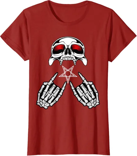 Vista 44 de Camisas de metal pesado con diseño de abanico de metal Negro