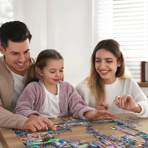 Vista 5 de Boardwalk Puzzle Company Rompecabezas de Las Vegas Strip, 1000 piezas
