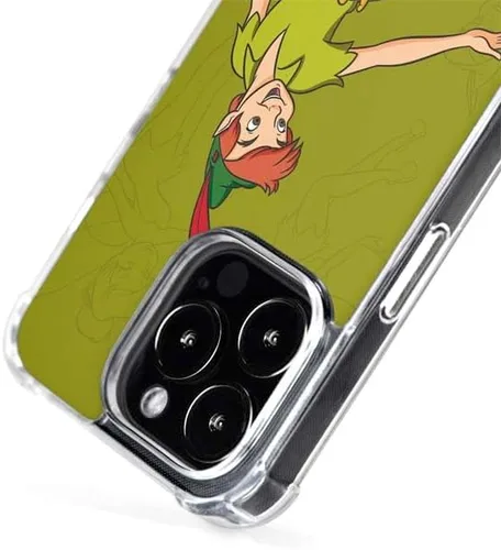 Vista 3 de Skinit Phone Case Compatible with MagSafe iPhone 13 Pro - Officially Licensed Disney Peter Pan and Tinker Bell Portrait Design