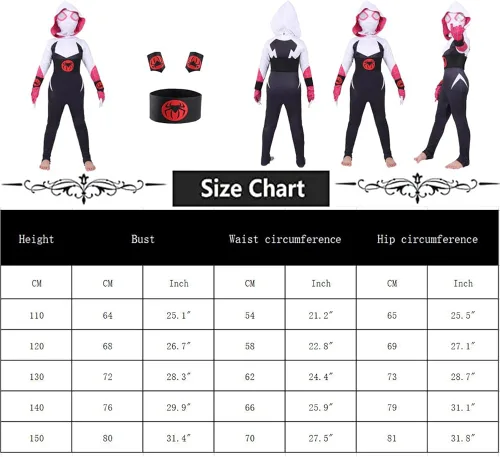 Vista 4 de 2023 Super Hero Halloween Cosplay Costume Spandex 3D Style Jumpsuit Kids