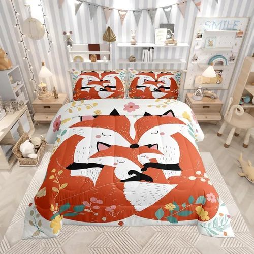 Vista 25 de Juego de edredón estampado de ovejas, juego de ropa de cama vintage de granja para niños, niñas, mujeres, adultos, parejas, ovejas, juego de edredón