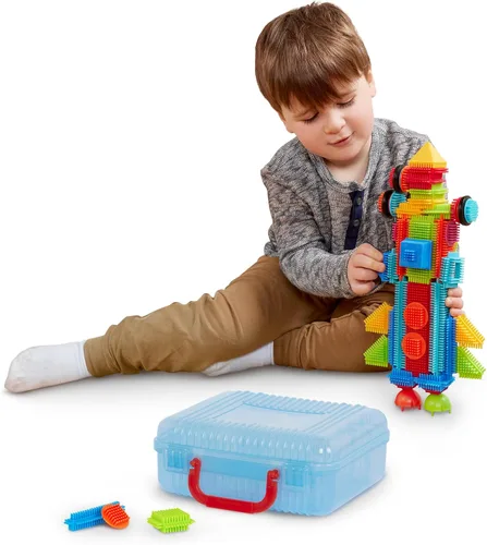 Vista 6 de Juego de bloques Battat Bristle Blocks de 113 piezas