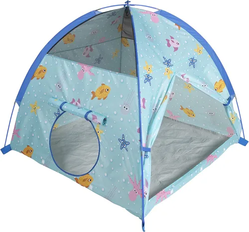 Vista 3 de Pacific Play Tents Sea Buddies - Tienda de campaña de cúpula de juego, 48 x 48 x 42 pulgadas de alto, multicolor