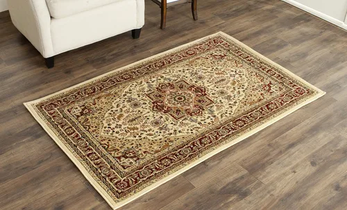 Vista 34 de SAFAVIEH Colección Lyndhurst Alfombra Decorativa - 2'3" x 4', marfil y rojo, diseño oriental tradicional, no desprende pelusa y de fácil cuidado