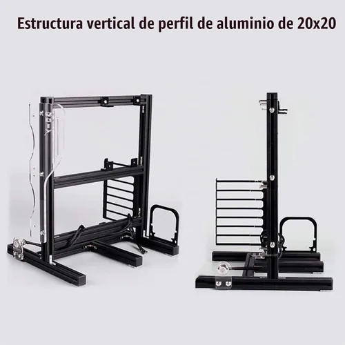 Vista 3 de Soporte de chasis para placa base de computadora, juego de chasis de placa base, personalidad creativa ATX/M-ATX/ITX Soporte de chasis de marco al