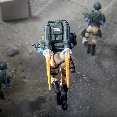 Vista 6 de G.I. Joe Classified Series Steel Corps Troopers, figura de acción coleccionable, 95, figuras de acción de 6 pulgadas para niños y niñas, con 28