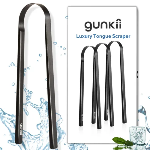 Vista 8 de Raspador de lengua, limpiador de lengua para adultos y niños, combate el mal aliento, raspador de lengua de metal, ideal para cuidado bucal, higiene