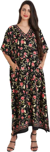 Vista 46 de Miss Lavish London - Kaftán largo para mujer - Kaftán de playa africano y kaftan moderno para fiesta y bodas 109-azul