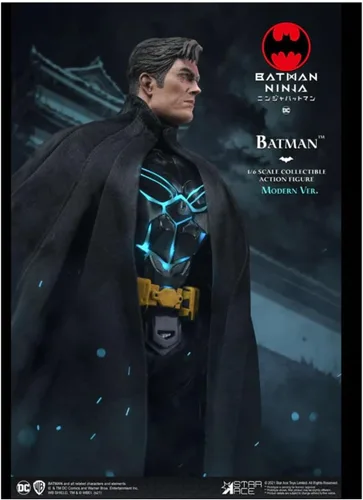 Vista 2 de Star Ace Toys Batman Ninja: Modern Batman (versión de lujo) figura de acción coleccionable a escala 1:6, multicolor