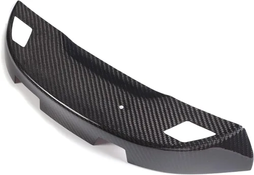 Vista 5 de Cubierta de base de espejo retrovisor para interior de automóvil compatible con Chevrolet Corvette C7 Stingray 2014-2019 fibra de carbono real, 1