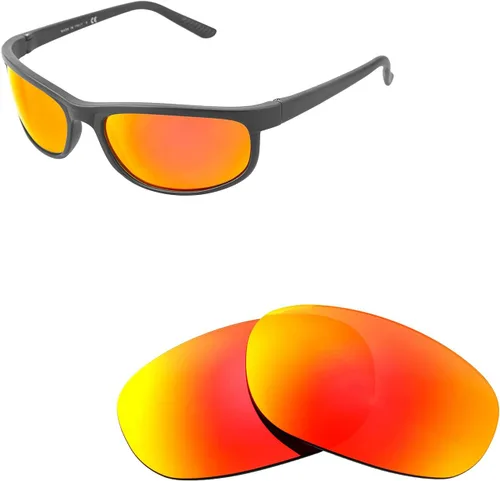 Vista 2 de Walleva Lentes de repuesto para lentes de sol Ray-Ban RB2027 de 2.441in, múltiples opciones disponibles