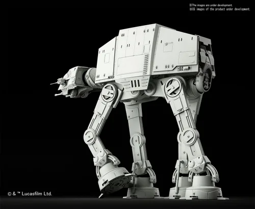 Vista 8 de Bandai Hobby Kit de construcción de Star Wars 1/144 AT-AT Walker