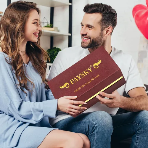 Vista 7 de Decantador de whisky, decantador de licor de 27 onzas con tapón de vidrio en caja de regalo, decantador de bourbon premium, decantador de whisky