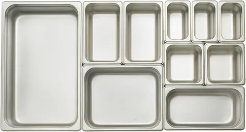 Vista 2 de Winco Sartén de vapor antiatascos de 4 pulgadas, completa, calibre 24