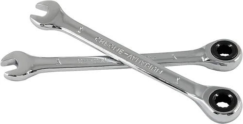 Vista 6 de Llave de trinquete de 1-1/8 pulgadas, llave combinada de trinquete, 12 puntos, 72 dientes para proyectos SAE espacios reducidos