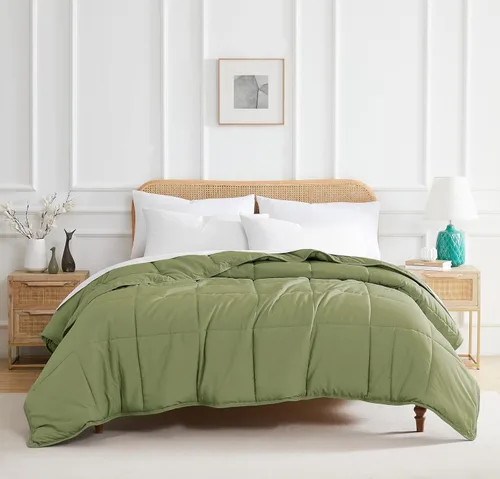 Vista 26 de Edredón ligero Southshore Fine Linens Vilano Springs, Microfibra, Gris Acero, Full/ Queen