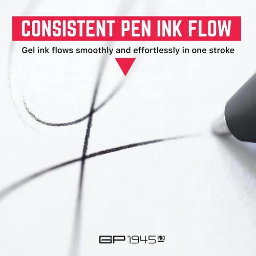 Vista 4 de GPCA GP 1945 - Recambio de tinta de gel para bolígrafo GP22, recambios de tinta alemana de escritura suave para bolígrafos Bolt Action, flujo