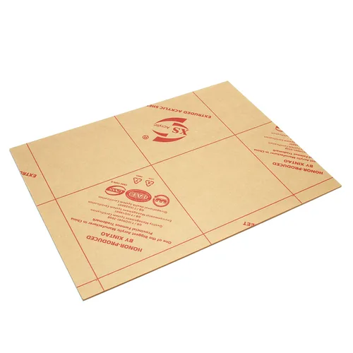 Vista 7 de Othmro 1 hoja de acrílico transparente, hojas de plexiglás de 15.75 x 11.8 pulgadas con papel protector, panel de acrílico fundido de 3/25 pulgadas