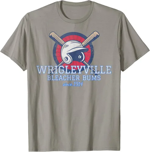 Vista 24 de Wrigleyville Bleacher Bums - Camiseta de béisbol divertida
