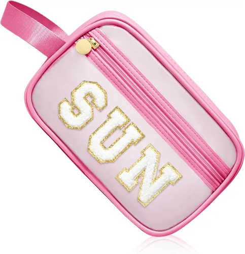 Vista 19 de COSHAYSOO Bolsas transparentes para aperitivos, bolsa de viaje para mujeres y niñas, lindas vacaciones de verano, playa, piscina, día del lago