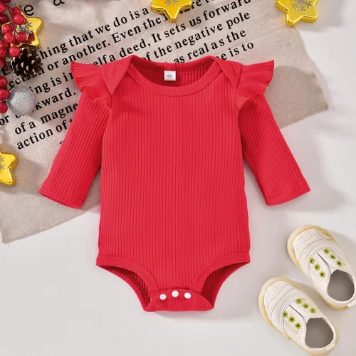 Vista 124 de Aalizzwell Conjunto de mameluco acanalado para bebé recién nacido prematuro para otoño e invierno