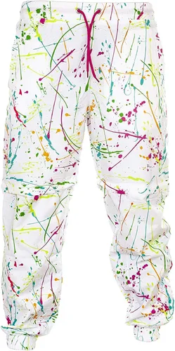Vista 4 de Funny Guy Mugs 80s & 90s Retro Neon Windbreaker Pants