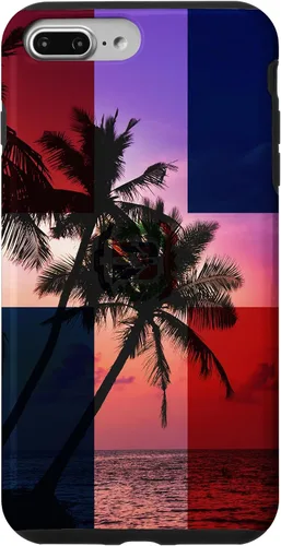 Vista 12 de Tropical Ocean Dominican Republic Flag - Dominican Pride Case for iPhone 17