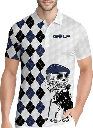 Vista 29 de PAGYMO Camisetas de golf divertidas para hombre, diseño de impresión loca Aop-polo-06361