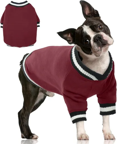 Vista 11 de FUAMEY Sudadera para Perro, Suéteres de Invierno para Perro, Ropa Cálida para Perro, Chaleco para Perro, Sudadera Gruesa para Cachorro, Suéter