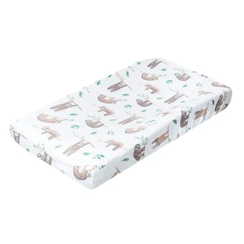Vista 55 de Copper Pearl Funda de punto prémium para cambiador: suave, elegante y universal para todos los cambiadores de pañales estándar, fundas de cambiador